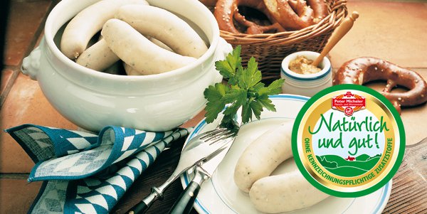 Natürlich und Gut Weißwurst Logo