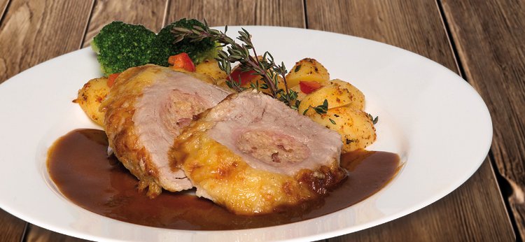 Schweinefilet gefüllt &amp;quot;Allgäuer Art&amp;quot;