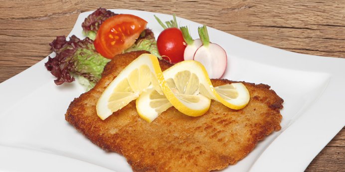 Schnitzel paniert